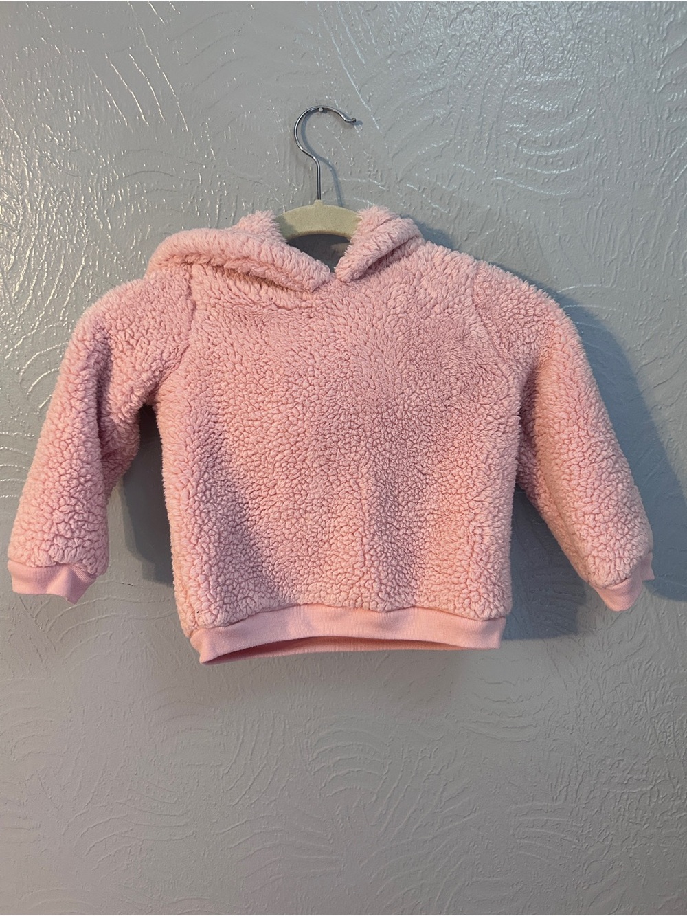Cozy Pink Sherpa Hoodie for Kids